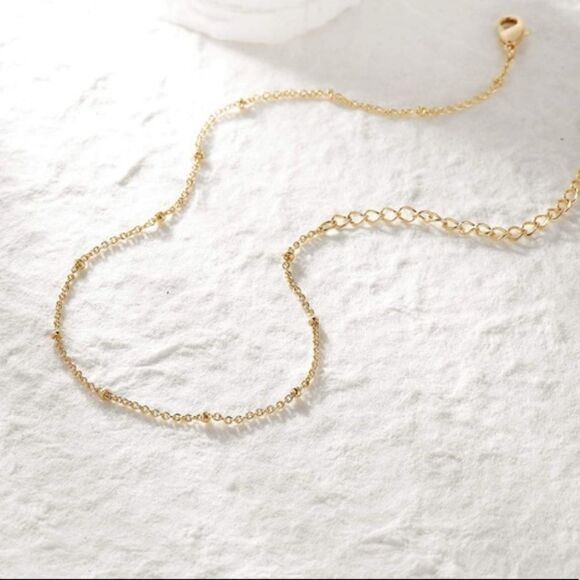 ✨Re-Stocked✨ 14k Gold Satellite Chain Anklet Ankle Bracelet - Picture 3 of 7